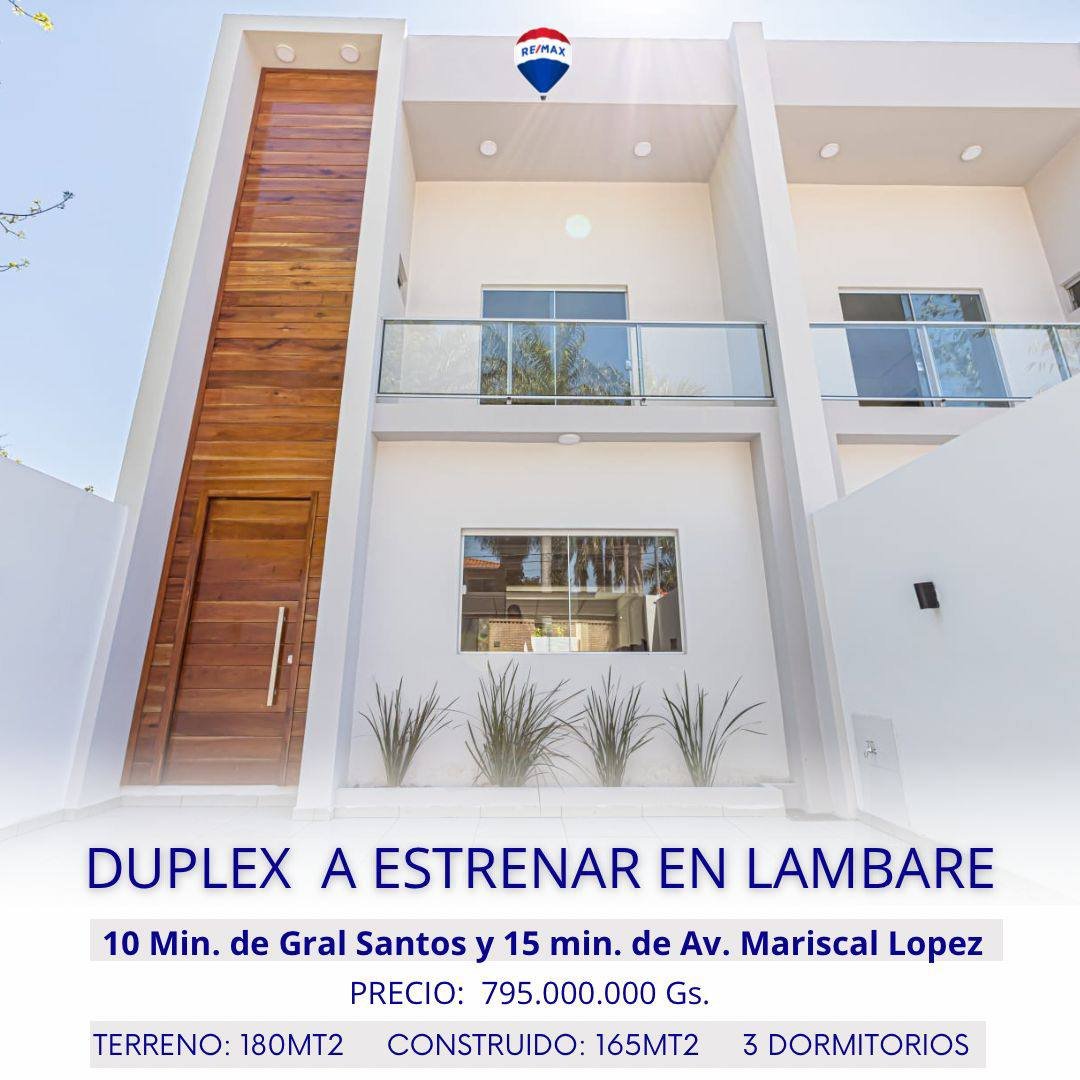 Duplex A Estrenar En Lambare Ref VF63A6 Infocasas Py