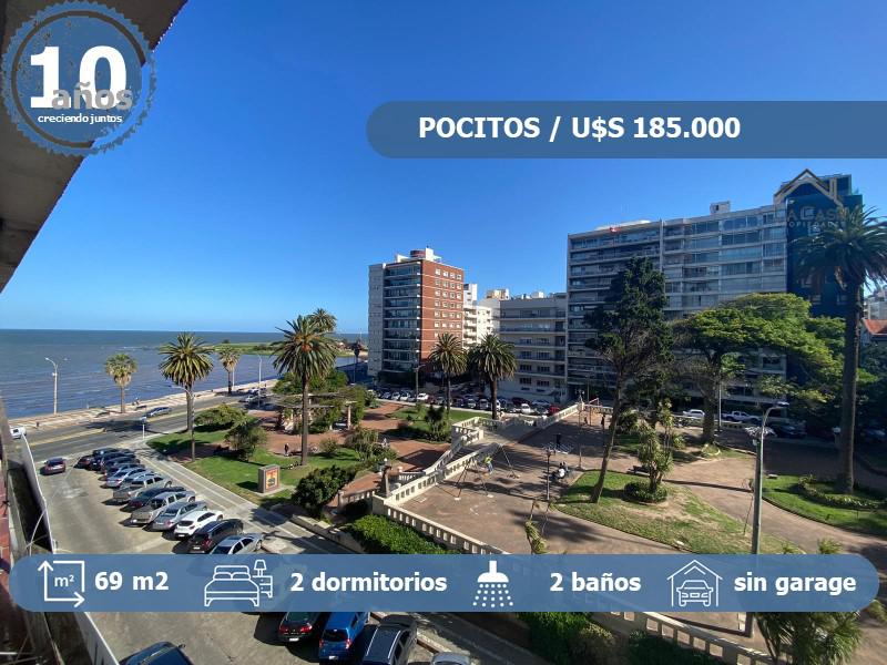 Apartamento en Pocitos 2 Dormitorios 2 Baños en Plaza Gomensoro Ref