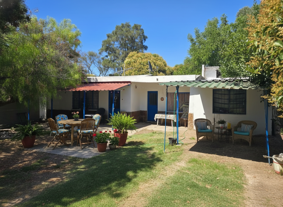 Venta de casa de tres dormitorios con amplio terreno en la privilegiada zona de Toledo.