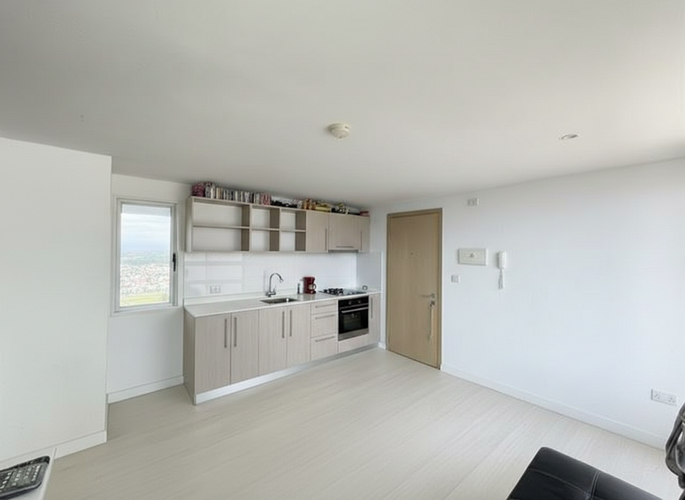 Apartaestudio en venta en Las Nieves, Bogotá, 34 m² · foto 2 de 14