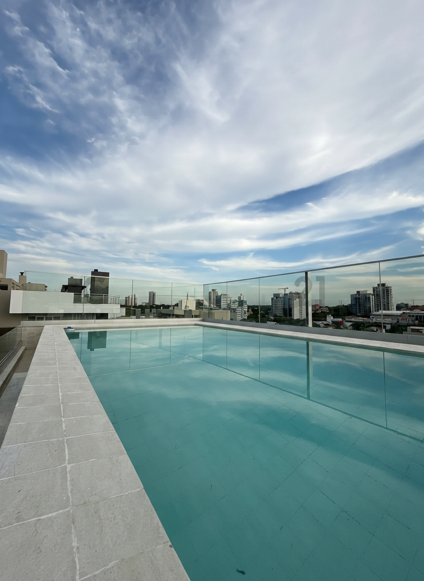 Departamento a Estrenar de 1 Dormitorio en Alquiler, Barrio Villa Morra, Asunción G 4.500.000. Excelente Ubicación sobre "R" Bulnes. Terreno 55 m². — foto 2