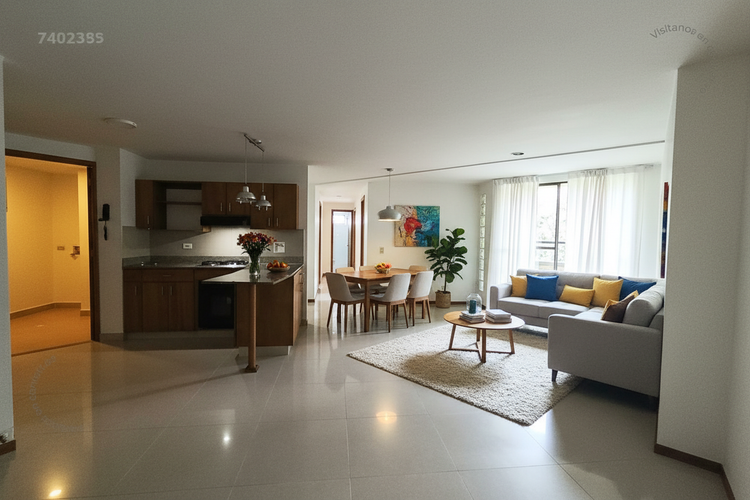 Apartamento de 3 alcobas en arriendo en Las Lomitas, Sabaneta, 100 m² · foto 3 de 24