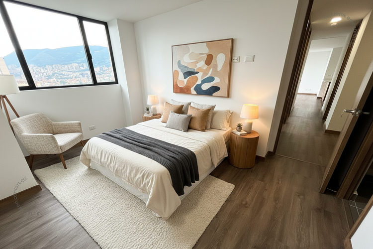 Apartamento de 3 alcobas en arriendo en Las Vegas, Envigado, 96 m² · foto 23 de 24