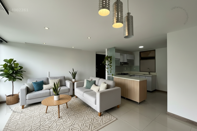 Apartamento de 2 alcobas en arriendo en Altos Del Poblado, Medellín, 80 m² · foto 4 de 24