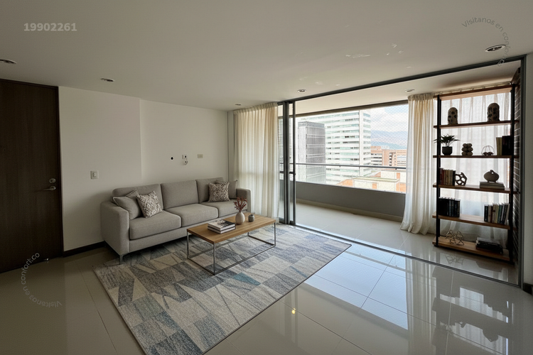 Apartamento de 3 alcobas en arriendo en Ciudad Del Río, Medellín, 87 m² · foto 5 de 24