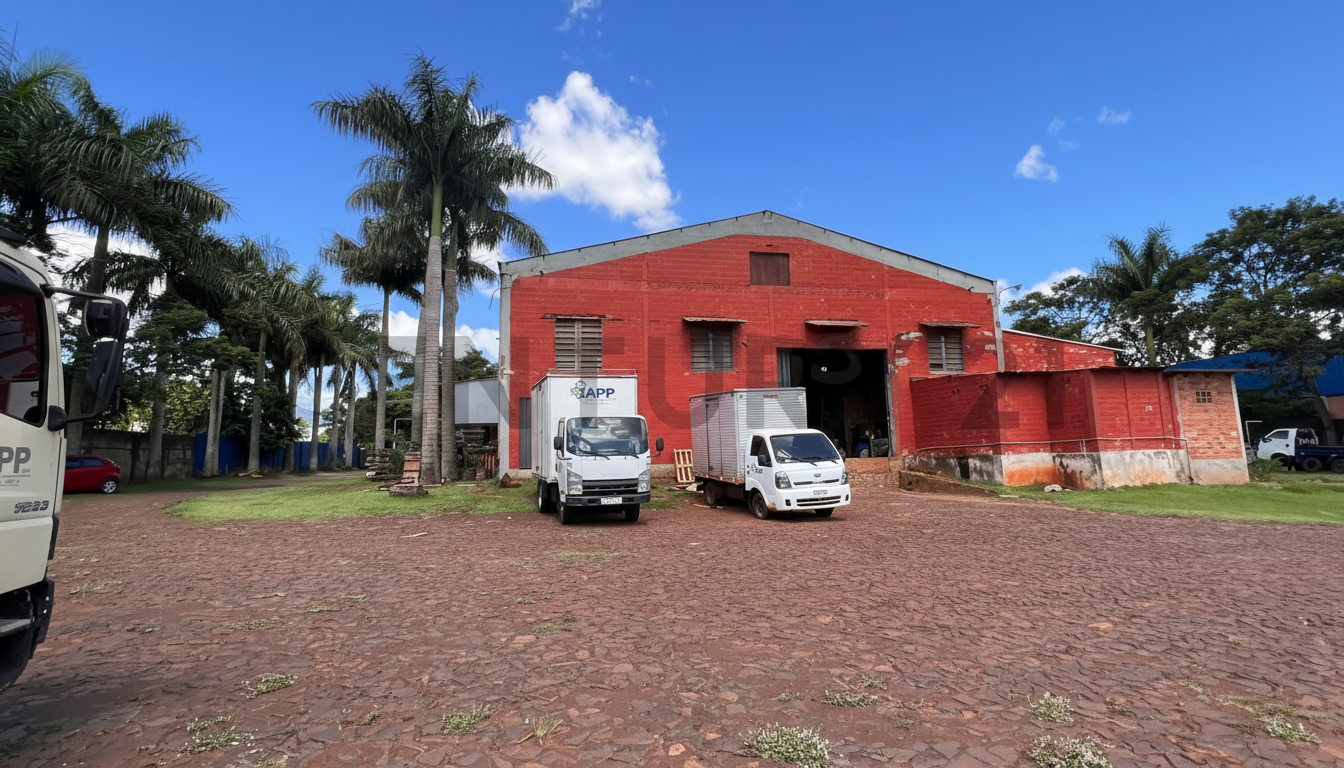 Imponente Depósito/Tinglado en Venta, Ciudad del Este, Alto Paraná. Ubicado estratégicamente en Km 11 Monday. Amplio terreno de 6.140 m² con 1.360 m² de construcción. Inversión US$ 1.500.000. — foto 3