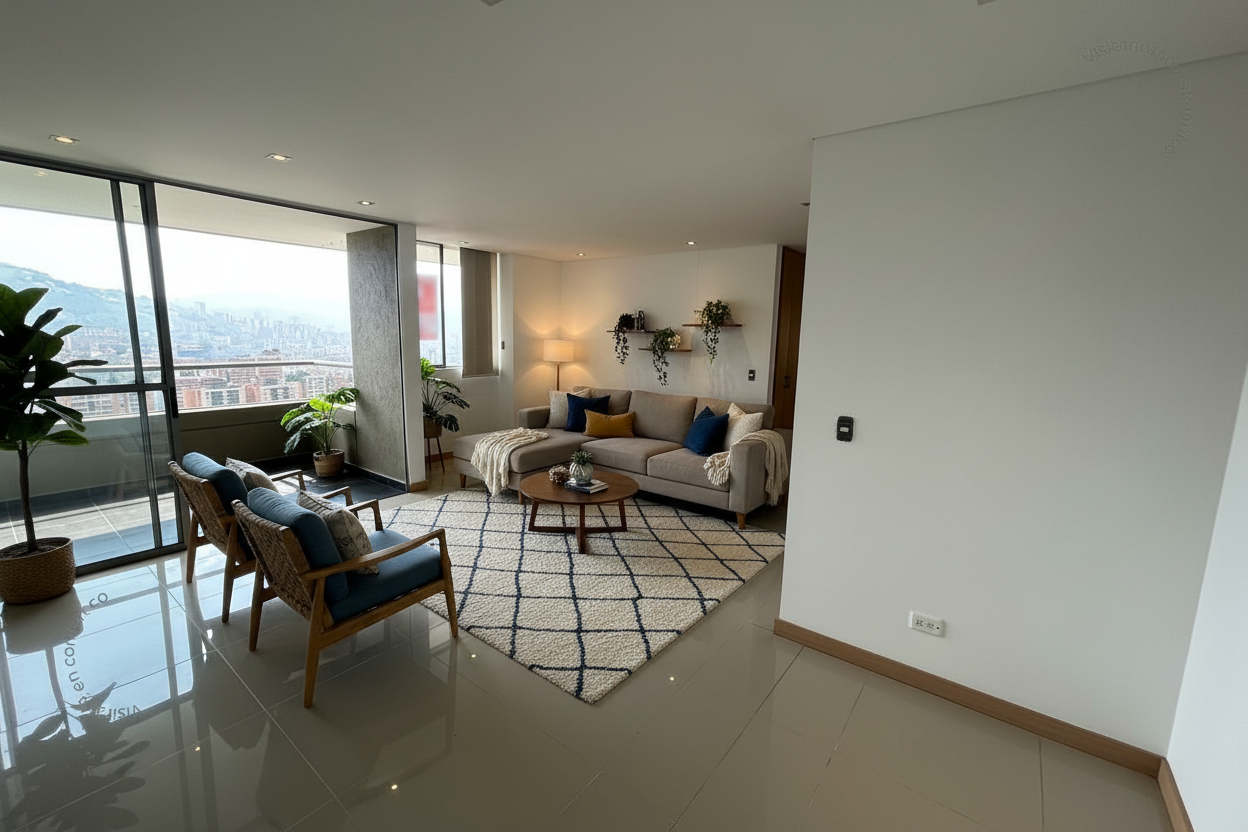 Apartamento en arriendo en Loma Del Esmeraldal, Envigado · foto 4 de 24