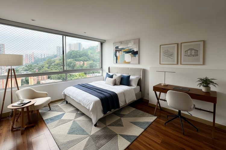 Apartamento de 2 alcobas en arriendo en Castropol, Medellín, 117 m² · foto 19 de 24