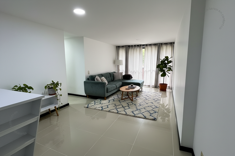Apartamento de 3 alcobas en arriendo en Los Balsos, Medellín, 107 m² · foto 2 de 24