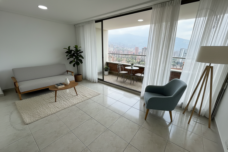 Apartamento de 3 alcobas en arriendo en Santa Maria De Los Angeles, Medellín, 107 m² · foto 6 de 24