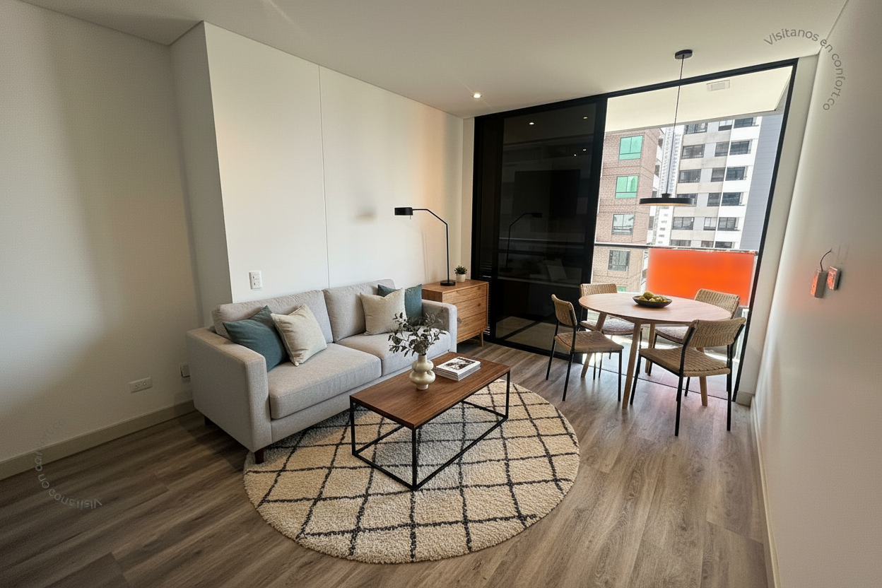 Apartamento en arriendo en Los Balsos, Medellín · foto 3 de 24