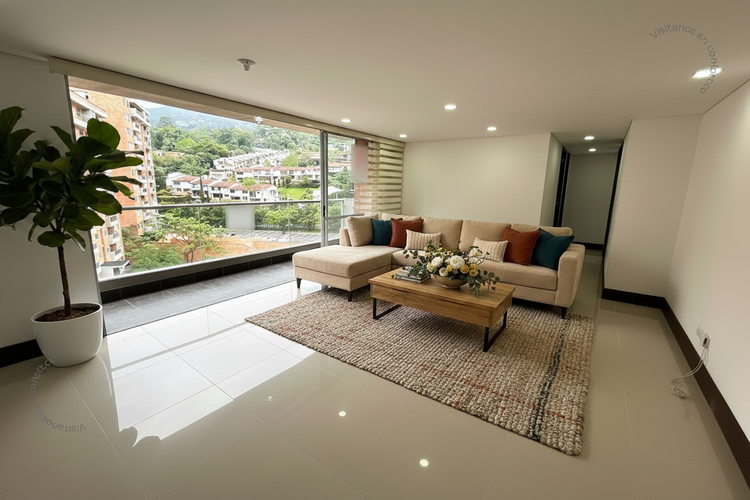 Apartamento de 3 alcobas en arriendo en Cumbres, Envigado, 96 m² · foto 4 de 24