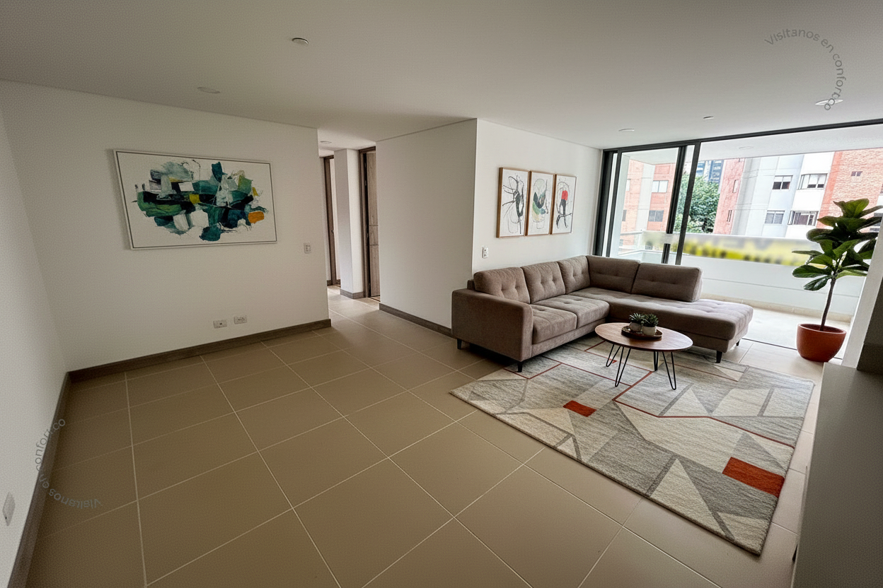 Apartamento en arriendo en La Abadia, Envigado · foto 3 de 24
