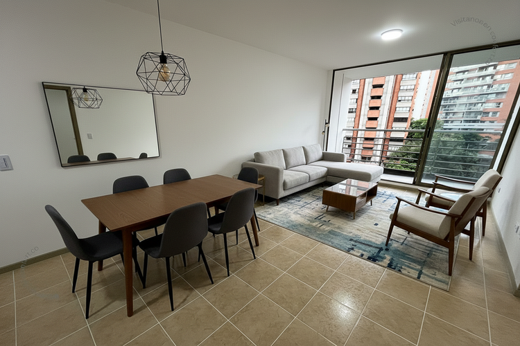 Apartamento de 3 alcobas en arriendo en Los Balsos, Medellín, 94 m² · foto 4 de 24
