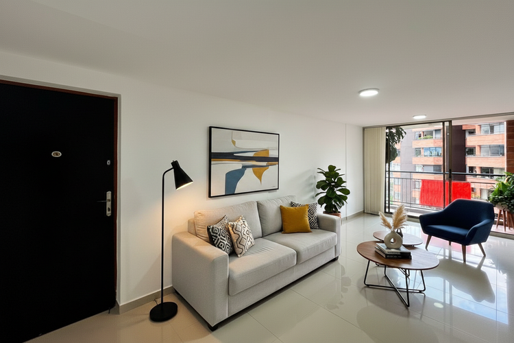 Apartamento de 3 alcobas en arriendo en Castropol, Medellín, 80 m² · foto 4 de 24