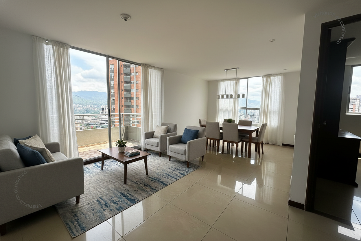 Apartamento en arriendo en Los Balsos, Medellín · foto 5 de 24
