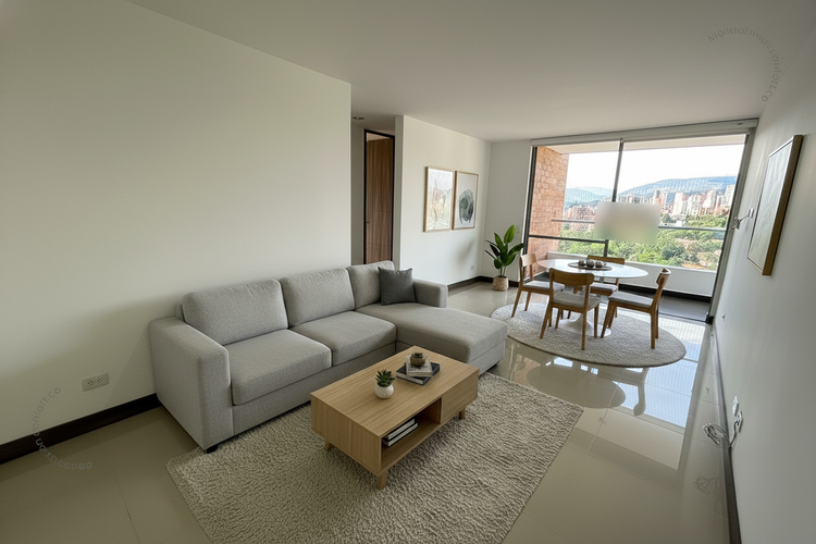 Apartamento de 2 alcobas en arriendo en Loma Del Esmeraldal, Envigado, 70 m² · foto 5 de 24