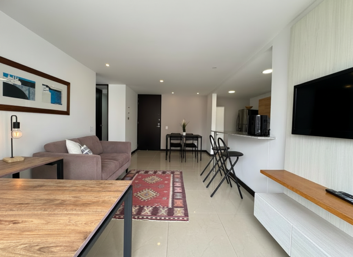 Studio for rent in El Poblado, Medellín