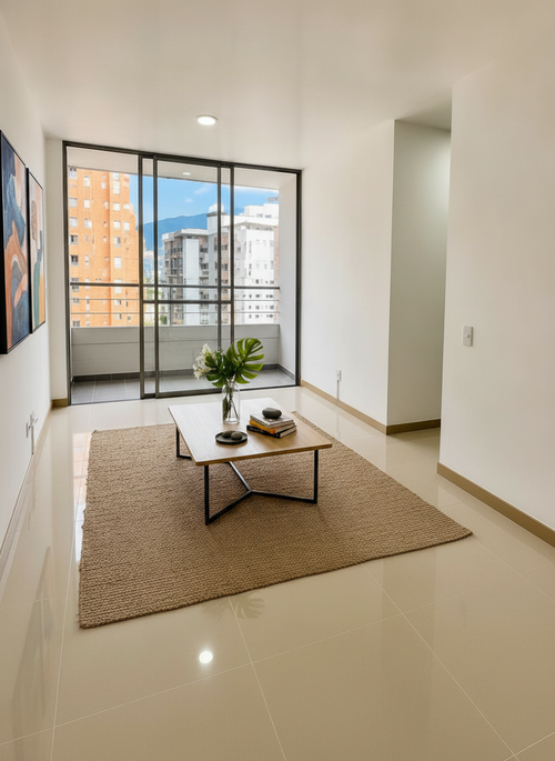 Apartamento de 3 alcobas en venta en Calle Larga, Sabaneta, 66 m² · foto 2 de 10