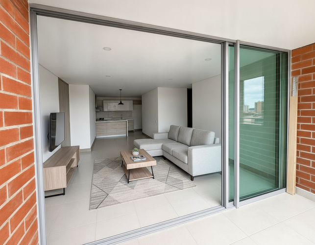 Apartamento de 3 alcobas en venta en Loma Del Escobero, Envigado, 97 m² · foto 2 de 14