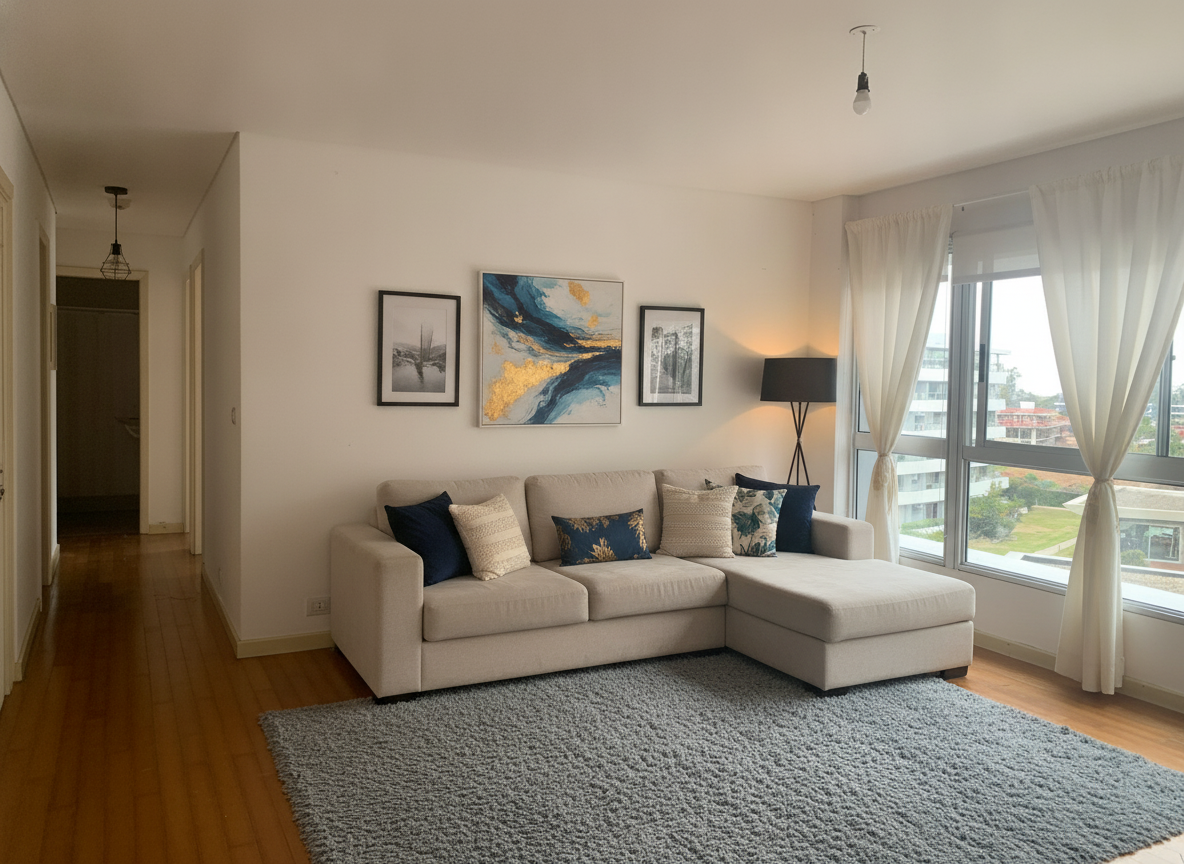 Apartamento en Alamos de Carrasco, 2 dormitorios y 2 garages