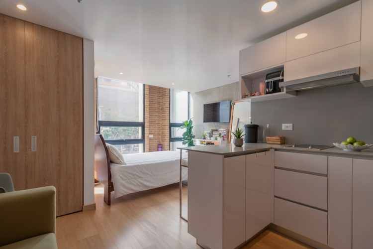Apartaestudio en venta en Centro Internacional, Bogotá, 28 m² · foto 6 de 23