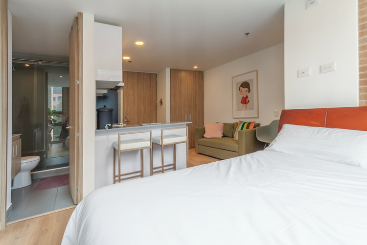 Apartaestudio en venta en Centro Internacional, Bogotá, 28 m² · foto 9 de 23