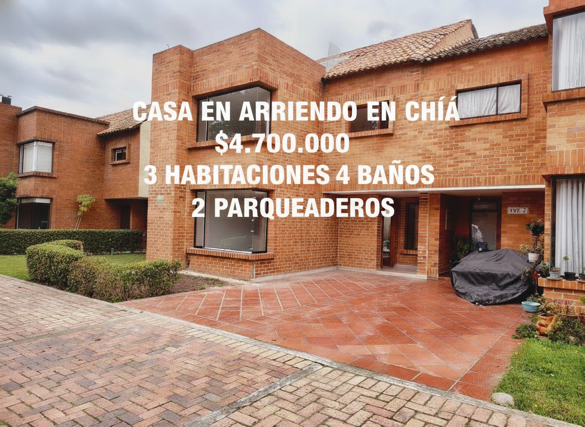 House for rent in Chía, Chía
