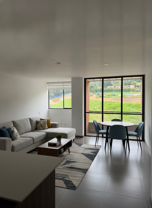 Apartamento de 1 alcoba en venta en Loma De Las Brujas, Envigado, 63 m² · foto 2 de 12