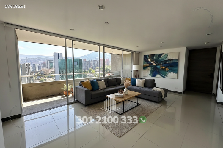 Apartamento de 3 alcobas en arriendo en Santa Maria De Los Angeles, Medellín, 137 m² · foto 4 de 24