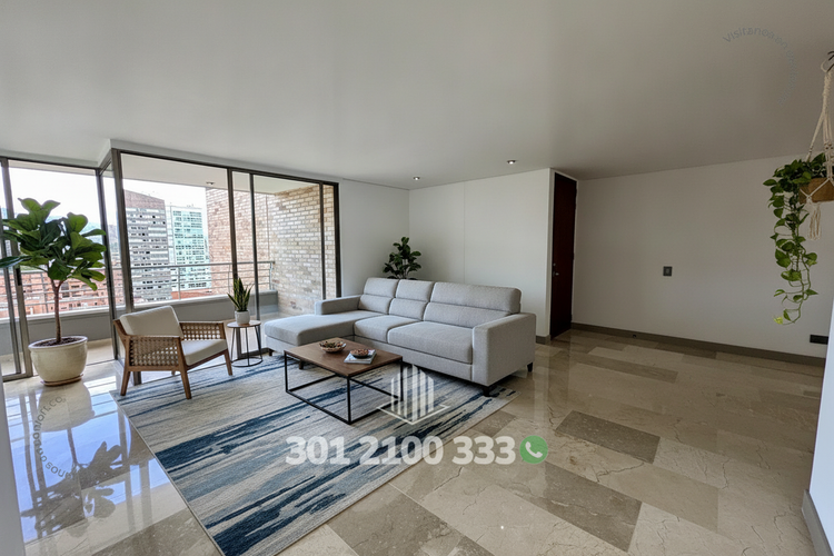 Apartamento de 3 alcobas en arriendo en Los Parra, Medellín, 140 m² · foto 3 de 24