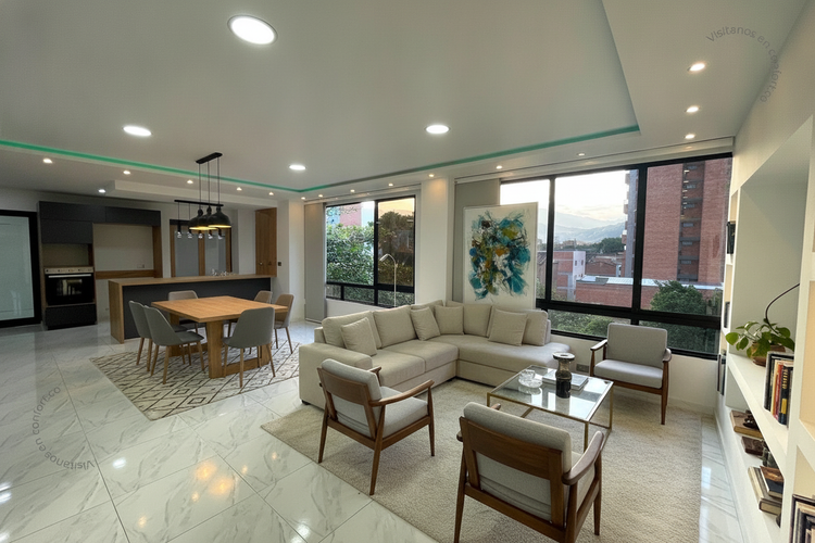 Apartamento de 4 alcobas en arriendo en Conquistadores, Medellín, 140 m² · foto 3 de 24