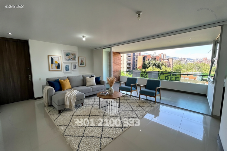 Apartamento de 2 alcobas en arriendo en Zuñiga, Envigado, 108 m² · foto 4 de 24