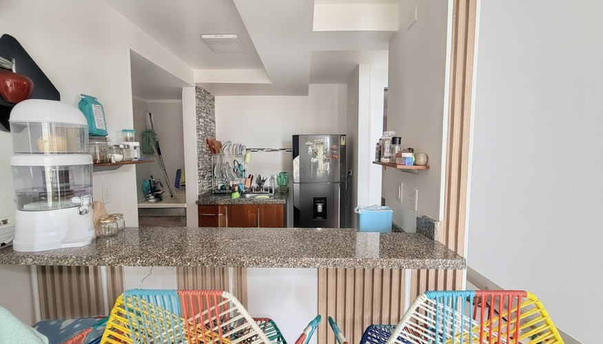 Apartamento de 2 alcobas en venta en Alarcon, Bucaramanga, 51 m² · foto 2 de 6