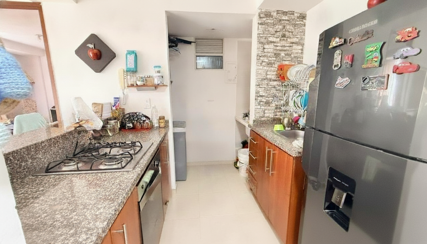 Apartamento de 2 alcobas en venta en Alarcon, Bucaramanga, 51 m² · foto 4 de 6