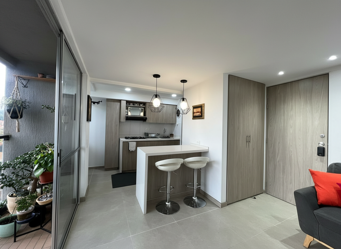 Apartamento de 3 alcobas en venta en Llano Grande, Rionegro, 58 m² · foto 5 de 15