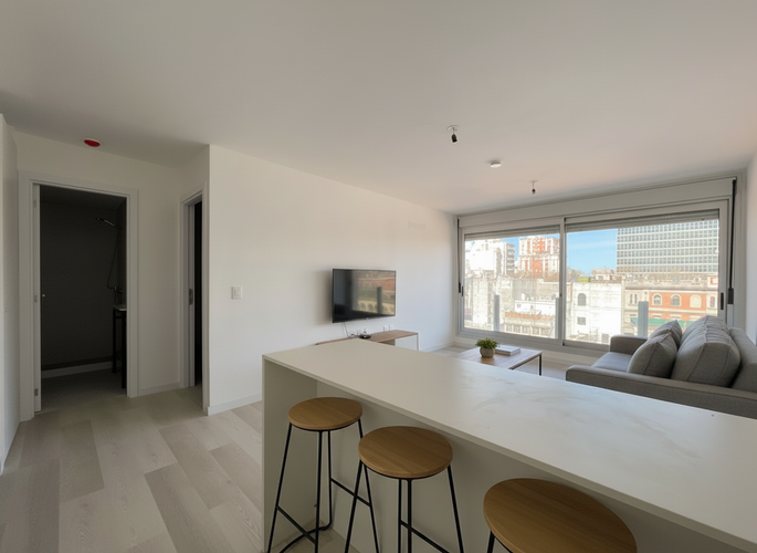 Exclusivo Apartamento a Estrenar en Cordón, 1 Dormitorio, Piso 6 · Foto 6