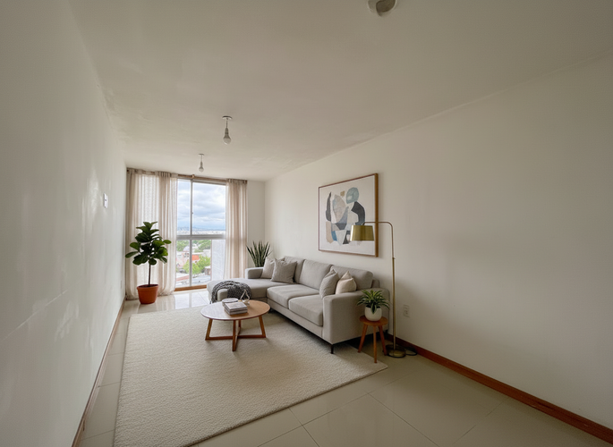 Monoambiente en alquiler, Tres Cruces, Piso 11, vistas panorámicas · Foto 2