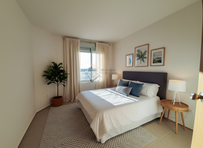 Apartamento en alquiler, 1 dormitorio, Tres Cruces, garage, piso 4 · Foto 2