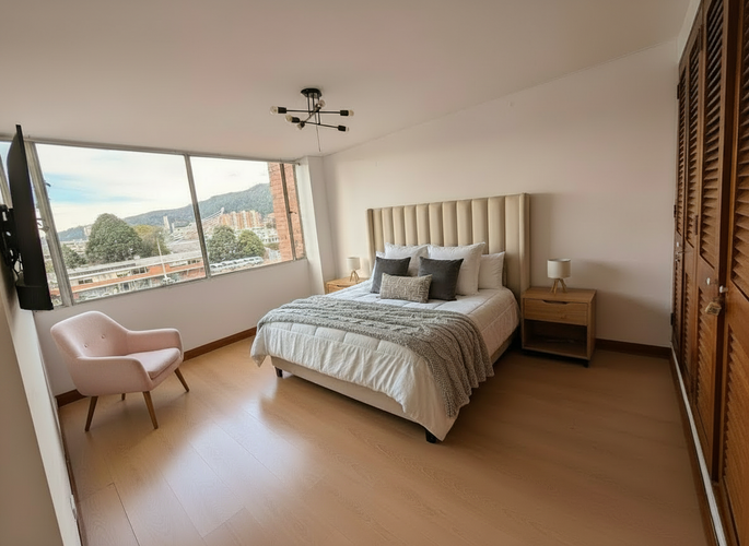 Apartamento de 2 alcobas en arriendo en Chicó Reservado, Bogotá, 90 m² · foto 8 de 17