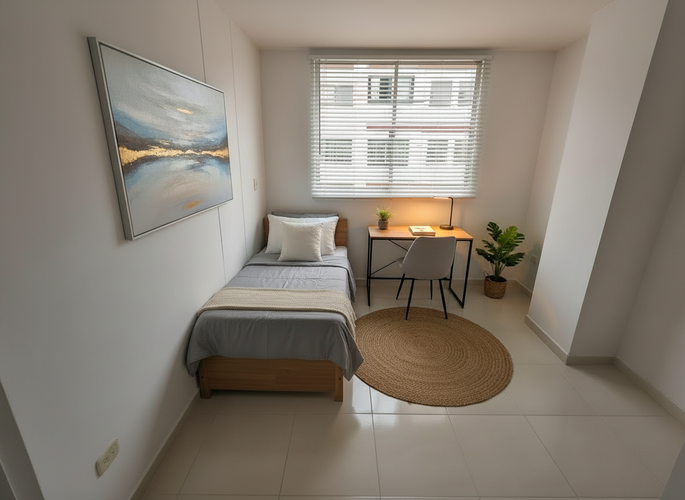 Apartaestudio en arriendo en Universidad, Bucaramanga, 28 m² · foto 2 de 10