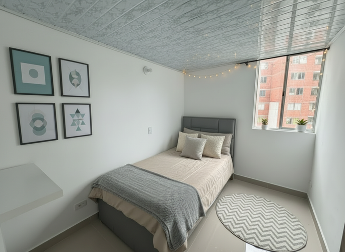 Apartamento de 3 alcobas en arriendo en Pajarito, Medellín, 50 m² · foto 8 de 12