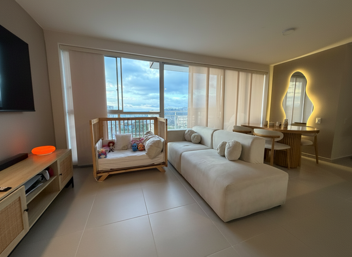 Apartamento de 3 alcobas en venta en Abadías, Floridablanca, 90 m² · foto 6 de 24