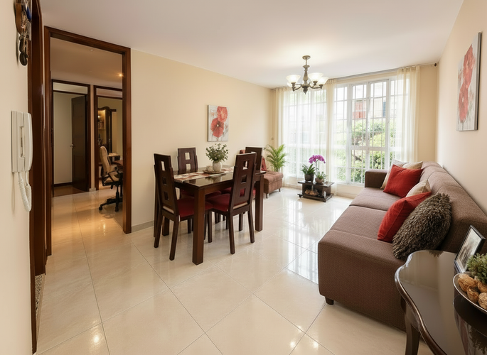 Apartamento de 3 alcobas en venta en Portales Del Norte, Bogotá, 63 m² · foto 1 de 14