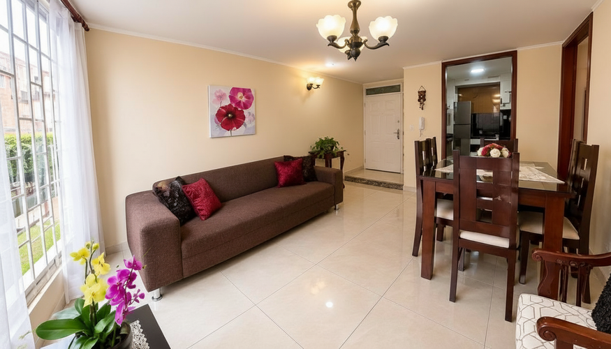 Apartamento de 3 alcobas en venta en Portales Del Norte, Bogotá, 63 m² · foto 3 de 14