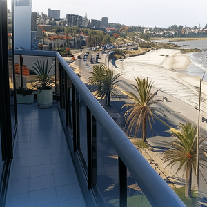 Excelente Apartamento En Rambla De Malvin