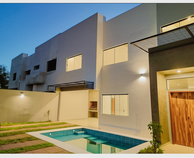 ¡Exclusiva Vivienda Minimalista a Estrenar en Luque! Diseño Moderno y Inigualable.