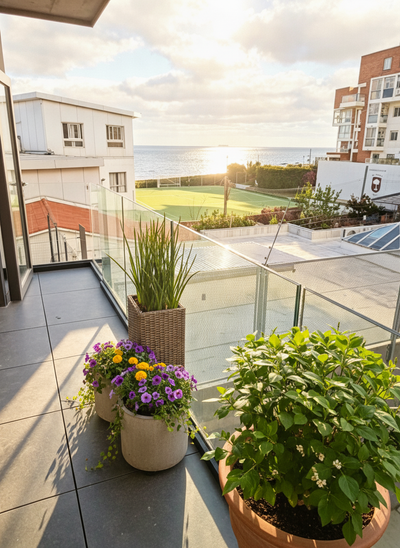 Venta Apartamento Buceo px Rambla 2 Dormitorios con terraza con parrillero 1 Baño Amenities
