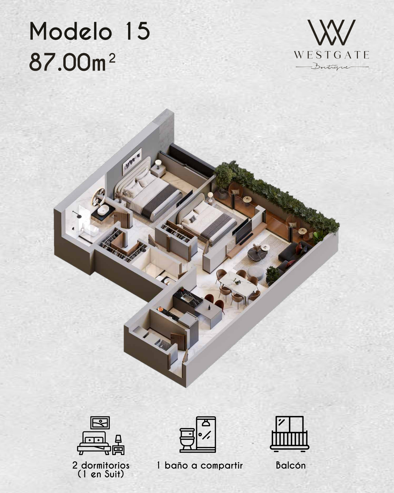 Departamento De 2 Dorm En Pre Venta Zona Fexpocruz