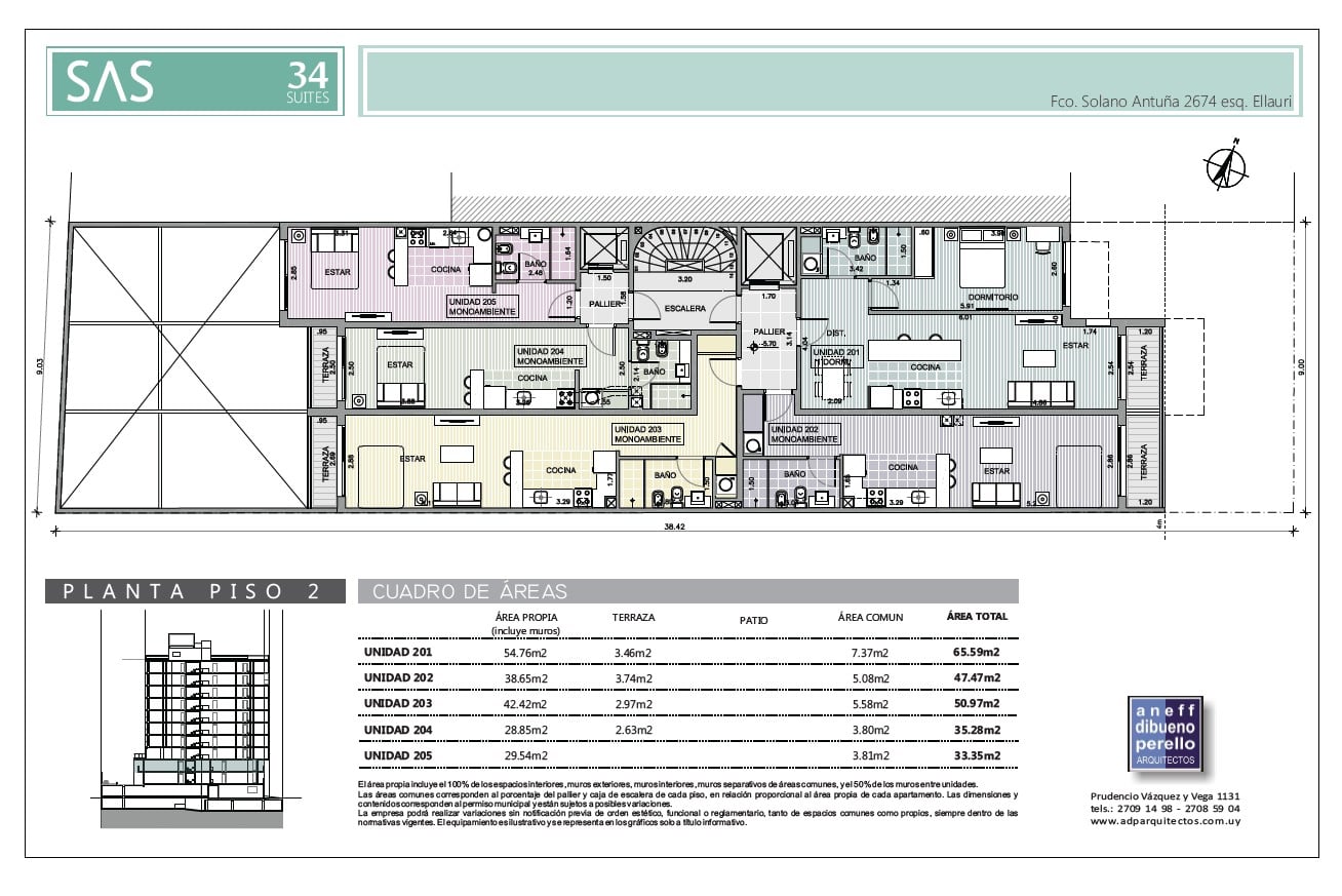 Venta con renta de monoambiente con renta en SAS, Punta Carretas - Widok 6